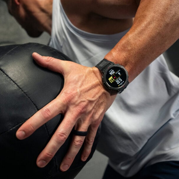 Amazfit T-Rex 3 Rugged GPS Smartwatch with Black Strap
