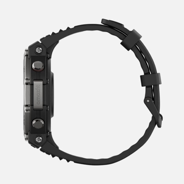 Amazfit T-Rex 3 Rugged GPS Smartwatch with Black Strap