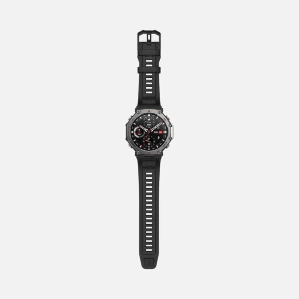 Amazfit T-Rex 3 Rugged GPS Smartwatch with Black Strap