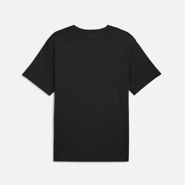 PUMA Men's Graphic Train Logo Relaxed T-Shirt Black