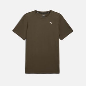 PUMA Performance Men's Short Sleeve T-Shirt Dark Olive Green