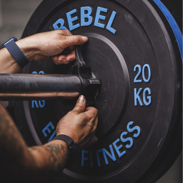 REBEL Bear Claw Barbell Collars Black