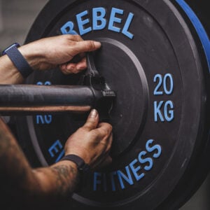 REBEL Bear Claw Barbell Collars Black