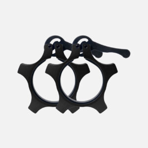 REBEL Bear Claw Barbell Collars Black