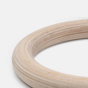 REBEL Classic Wooden Gymnastic Rings 32mm