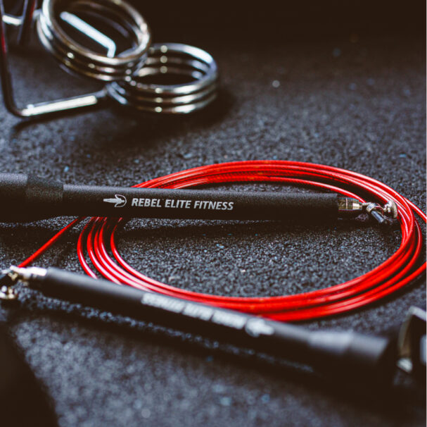 REBEL Double Under Jump Rope with Red Cable