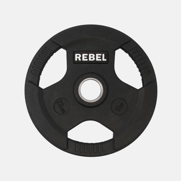 REBEL Rubber Coated Steel Weight Plates
