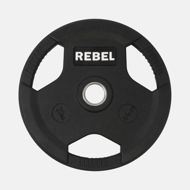 REBEL Rubber Coated Steel Weight Plates