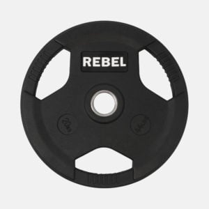 REBEL Rubber Coated Steel Weight Plates