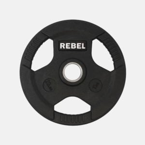 REBEL Rubber Coated Steel Weight Plates