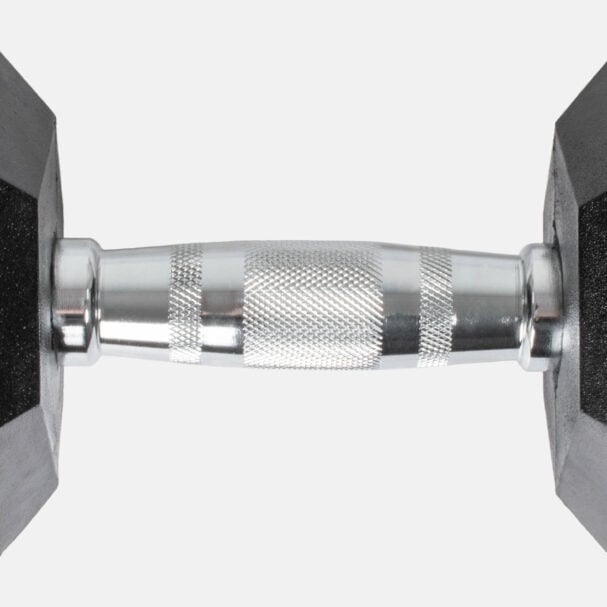 REBEL Rubber Hexagonal Dumbbells (KGs)