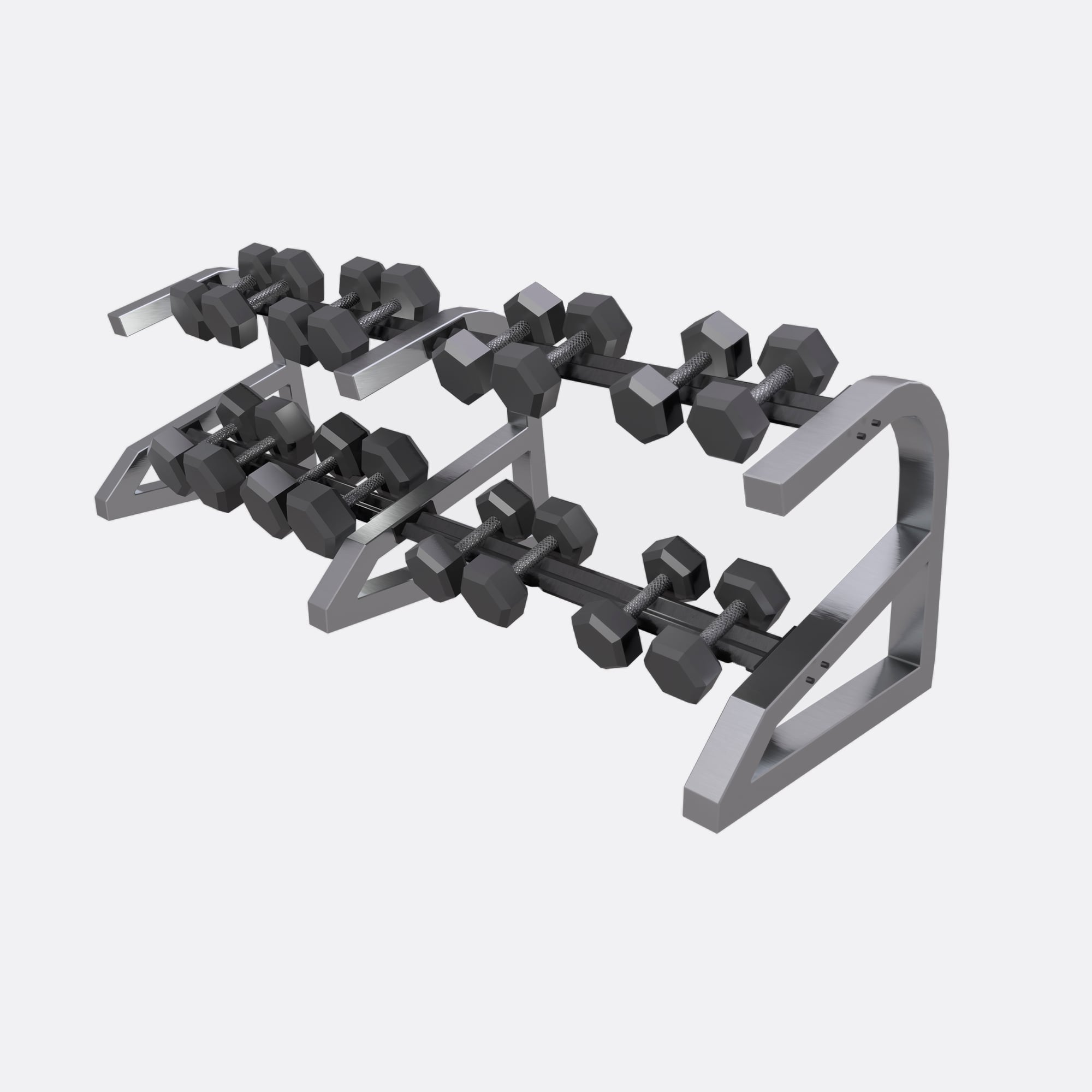 REBEL Two Tier Dumbbell Rack