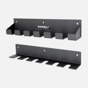 REBEL Wall Mounted Vertical Bar Rack - 6 Piece