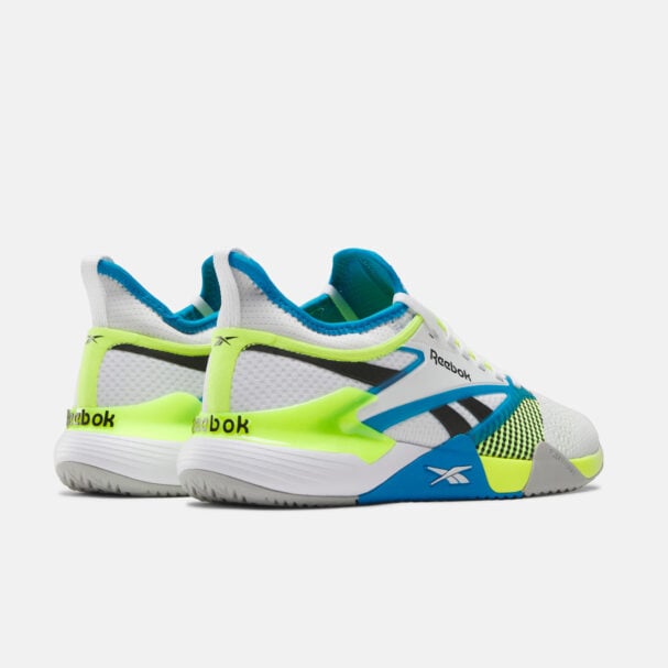 Reebok Nano Court Unisex Training Shoes White/Aqua/Lime