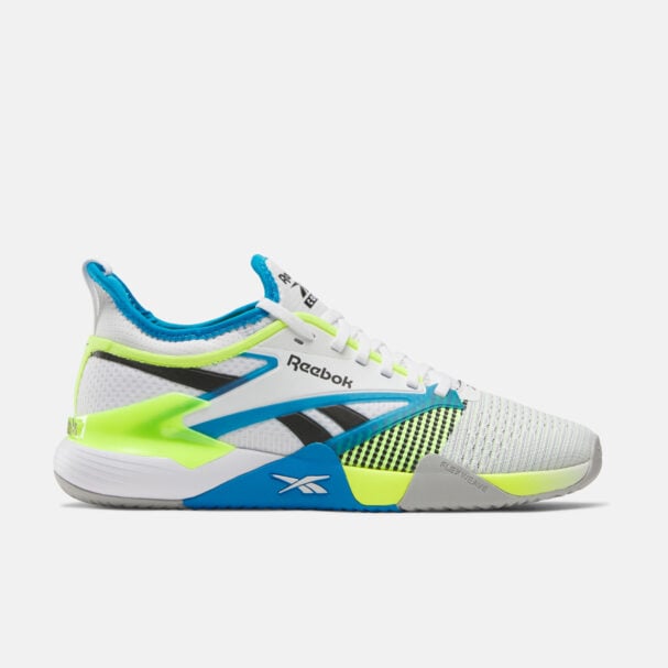 Reebok Nano Court Unisex Training Shoes White/Aqua/Lime