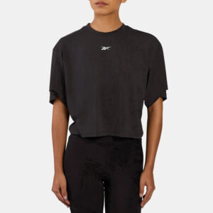 Reebok Women's Lux Batwing Graphic T-Shirt Black