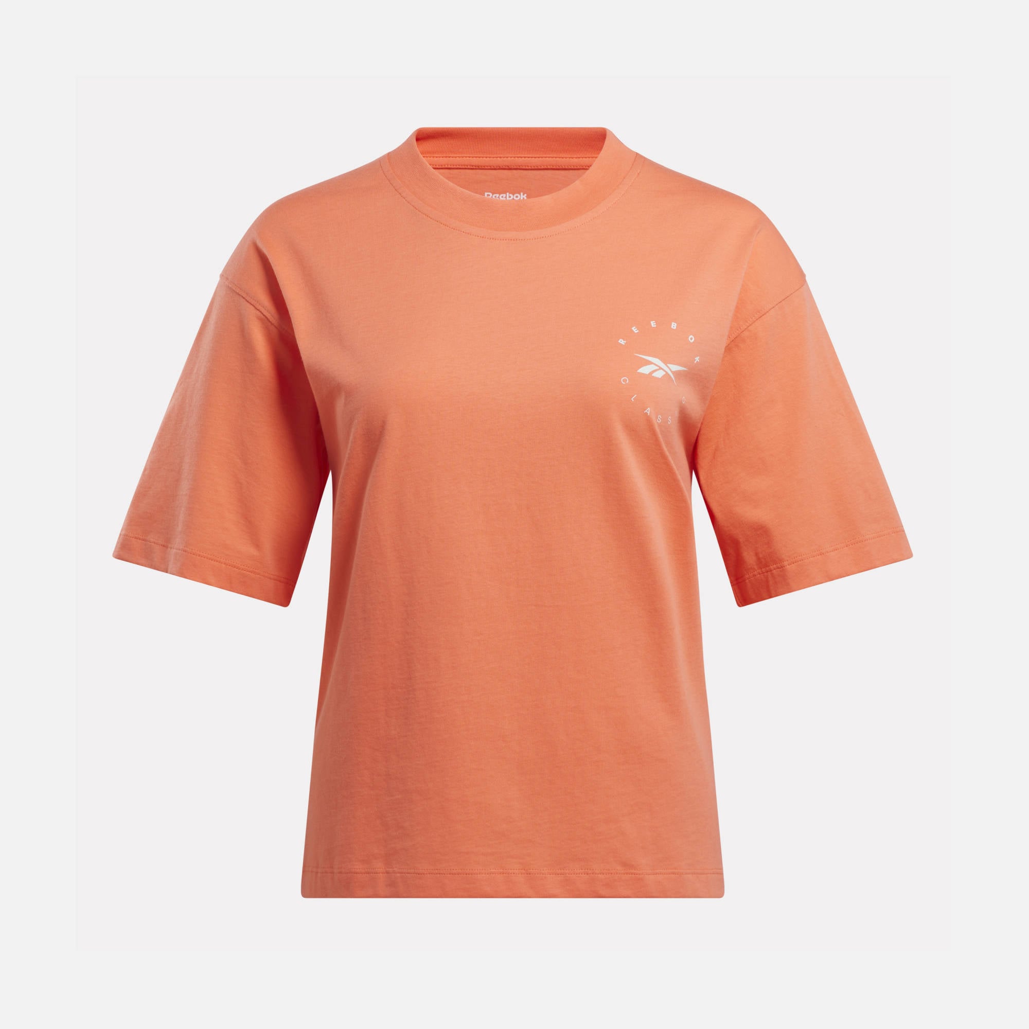 Reebok Women's Q3 ID Energy T-Shirt Supercharged Coral