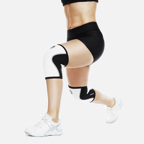 Rehband RX Knee Sleeve 5mm White and Black